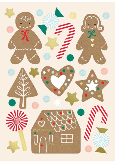 Meri Meri - Gingerbread Yeni Yıl Aktivite Çantası 0 - 99