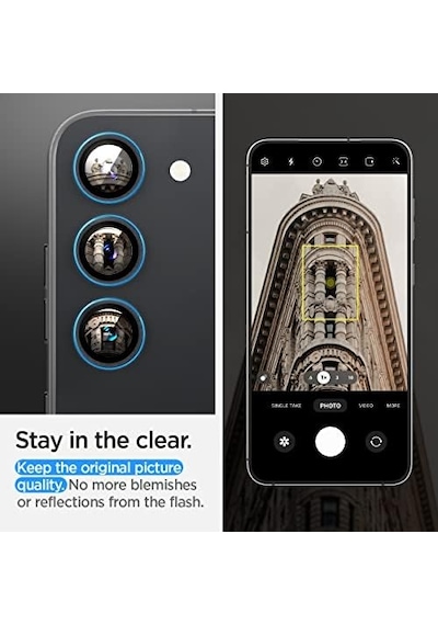 Galaxy S23 Plus / S23 İle Uyumlu Kamera Lens Camı Koruyucu Kolay Kurulum Glas.tr Ez Fit Optik Pro 2 Adet - Agl05962