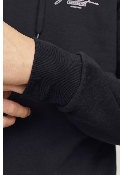 Jack & Jones Erkek Sweat 12256838 Siyah Siyah