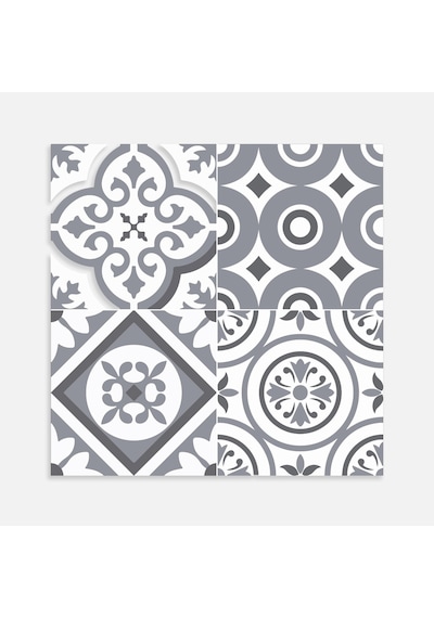 Tink Geometrik 010 Karma Desenli Pvc Karo 30X30 Cm