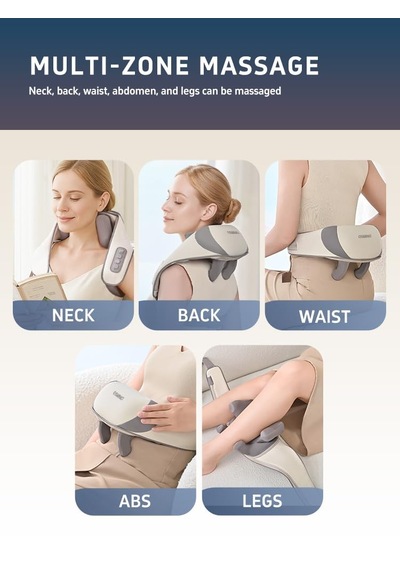 Osmıng Isı İle Akülü Boyun Ve Omuz Masajı, 6d Shiatsu Derin Doku Masaj Yastığı, Kadın Erkek Anne Baba Hediye Doğum Günü İçin Şarj Edilebilir Boyun Ve Sırt Masajı Osmıng Isı İle Akülü Boyun Ve Omuz Masajı, 6d Shiatsu Derin Doku Masaj Yastığı, Kadın Erkek Anne Baba Hediye Doğum Günü İçin Şarj Edilebilir Boyun Ve Sırt Masajı