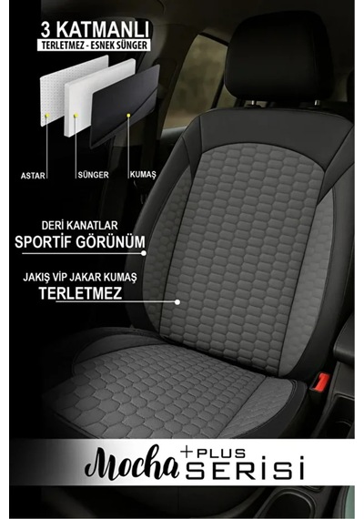 Opel Movano B 2.3 Cdtı Turbo 125 Hp Easytronic 2015 Uyumlu Plus Serisi Tay Tüyü Füme Oto Kılıfı Tam Set