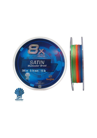 Dft Bojin 8x Satin M.color İp Misina 0.14 Mm 300 M