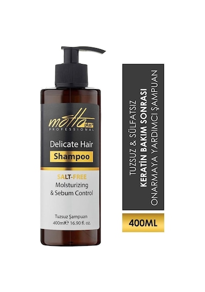 Motto Plus Tuzsuz ve Yağ  Şampuan 400 ML