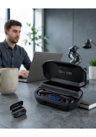Kulaklık Bluetooth 5.2 Kablosuz Rgb Işıklı G30 Siyah Belirtilmemiş