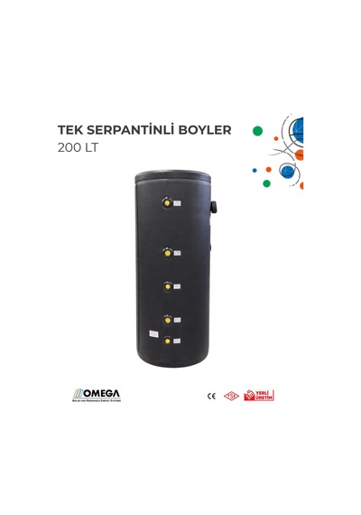 200 L Tek Serpantinli Boyler