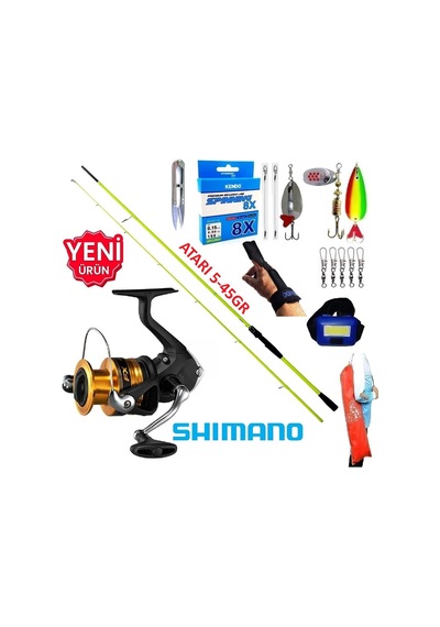 Shimano Fx 3000 210cm 5-45gr Karbon High Tech Turna Spin Olta Takımı Seti