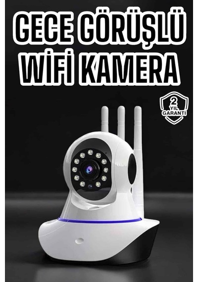 Northcity Ev Kamerası Wifi 3.0mp 1080p Hd Çift Yönlü Ses Ve Hareket Algılama - Güvenli Ev İzleme