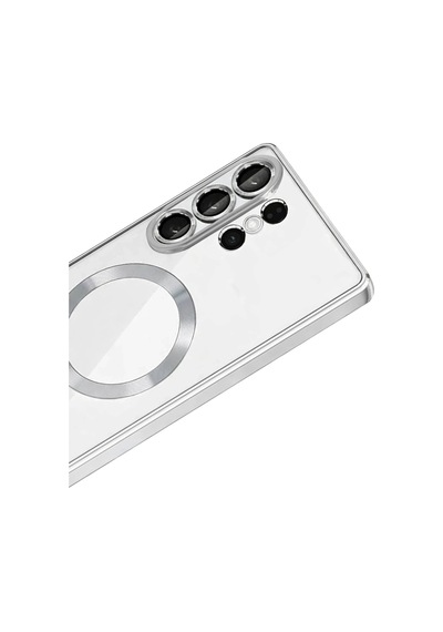 Durukar Samsung Galaxy Uyumlu S26 Ultra Kross Magneticsafe Kapak - Gümüş