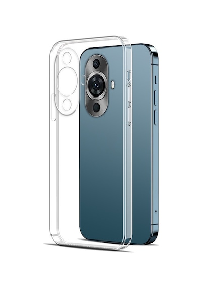 Huawei Nova 12s Kılıf Uyumlu Zore Süper Silikon Kapak-şeffaf Şeffaf
