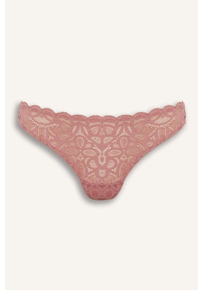 Defacto Simli Dantel Brazilian Külot G2382ax25wnbr86 Pembe-br86