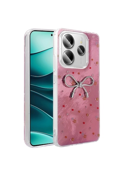Xiaomi Redmi Note 14 Kılıf Kamera Korumalı Figürlü Zore Ponti Silikon Kapak