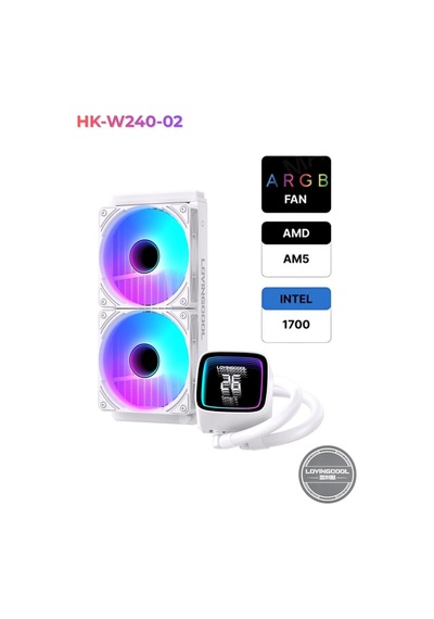 Tr Hk2 Seri Si 120 Mm Yeni Nesil Yüksek Performanslı I Şlemci Ayarı Mini Isı Göstergeli Sıvı Soğutma Genel