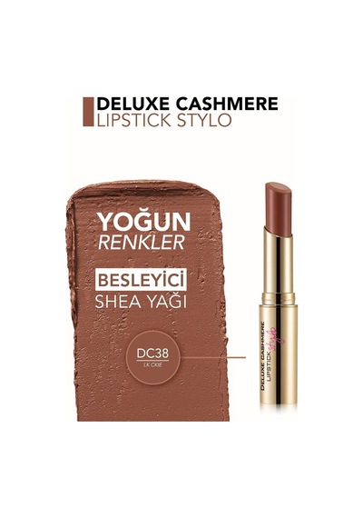 Flormar Ruj - Deluxe Cashmere Lipstick Stylo  8690604564385