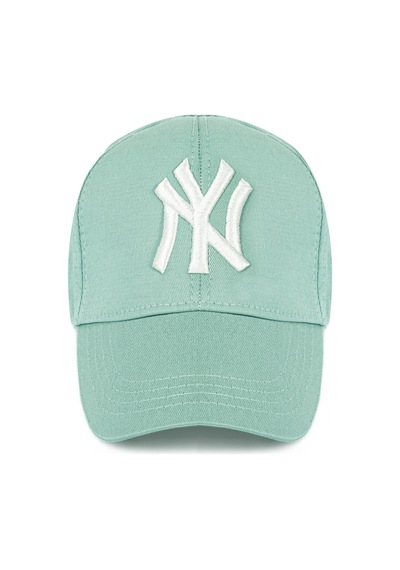 Unisex 2'li Set Pembe ve Mint Yeşili Ny New York Beyzbol Şapka - Unisex Pembe - Mint