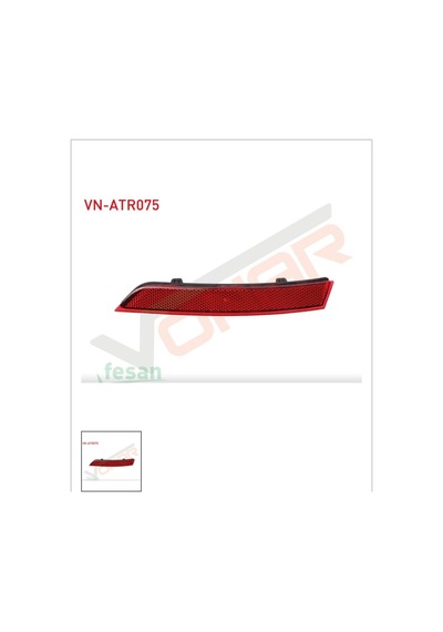 Vw Passat B8 2014 Sol Reflektör Arka Tampon Vn-atr075