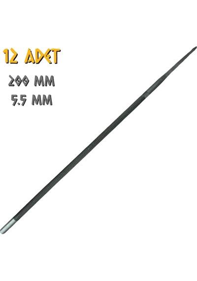 Sgs Motorlu Testere Zincir Bileme Eğesi 5.5 X 200 Mm. - 12 Adet