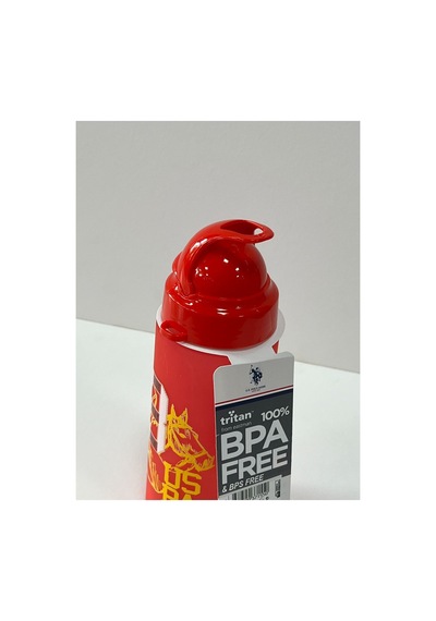 Lisanslı 400 Ml Pipetli Bpa Free Mat Renkli Matara Mat Kırmızı