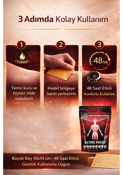Premium Kas & Eklem Destekleyici Transdermal Bant