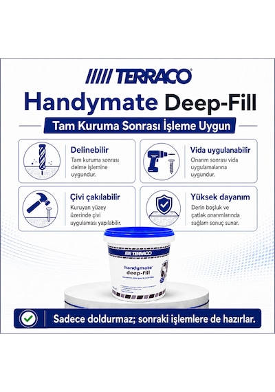 Terraco Handymate Derin Boşluk Ve Çatlak Tamir Dolgu Macunu - 1 L