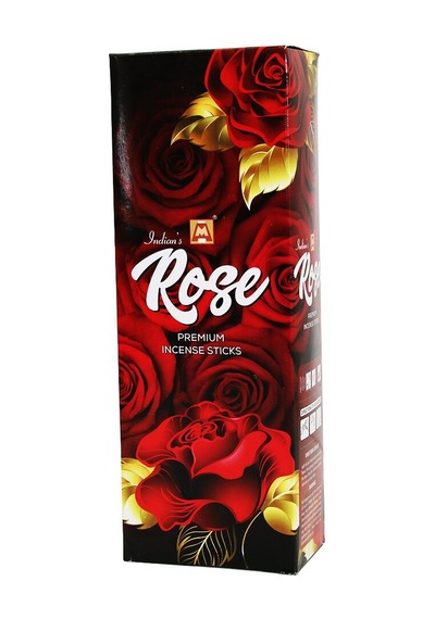 İndians Rose & Kırmızı Gül Çubuk Tütsü 6x50 - 6'li Paket