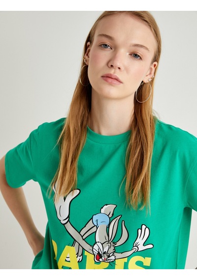 Koton Bugs Bunny Tişört Lisanslı Arkası Baskılı Kısa Kollu Bisiklet Yaka Yeşil 4sal10978ık Yeşil Koton Bugs Bunny Tişört Lisanslı Arkası Baskılı Kısa Kollu Bisiklet Yaka Yeşil 4sal10978ık Yeşil
