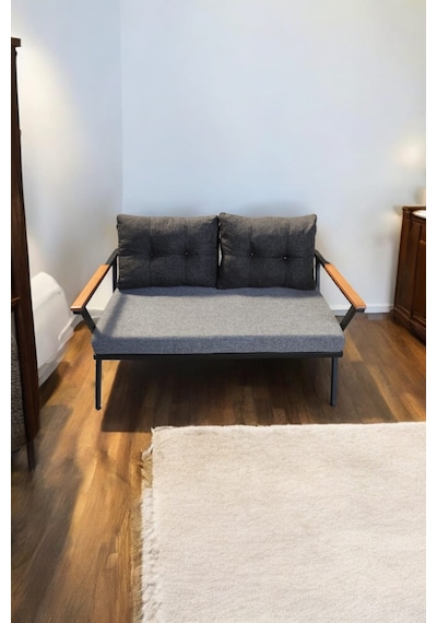Pilocca Tekli Bahçe , Balkon Mobilyası 2'li 60x120cm Gri Antrasit Antrasit Gri Pilocca Tekli Bahçe , Balkon Mobilyası 2'li 60x120cm Gri Antrasit Antrasit Gri