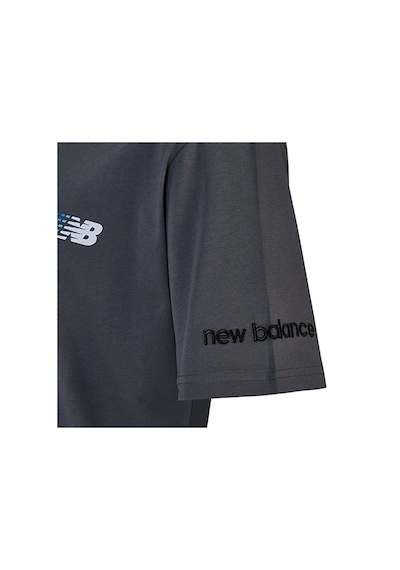 New Balance Lifestyle Erkek T-shirt Mnt1644-gry Gri