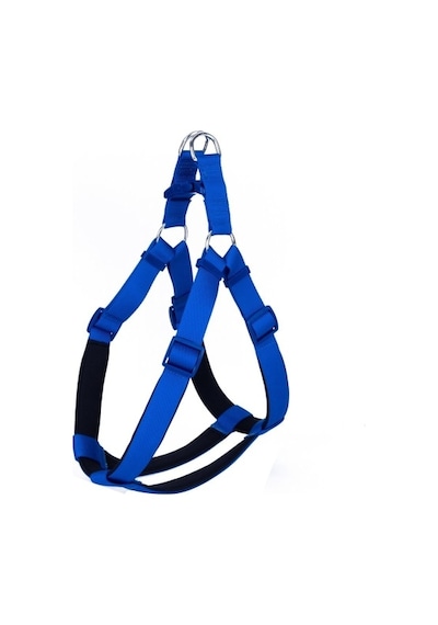 Doggie Konfor Ronin Dokuma Göğüs Tasması Royalblue 3x75 85 Cm
