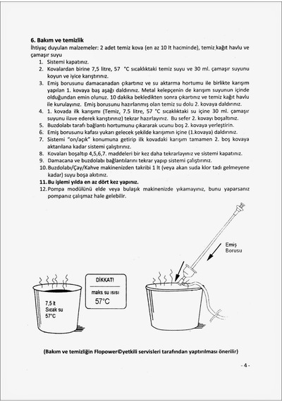 Flojet Su Pompası Damacana Su Pompası Buzdolap
