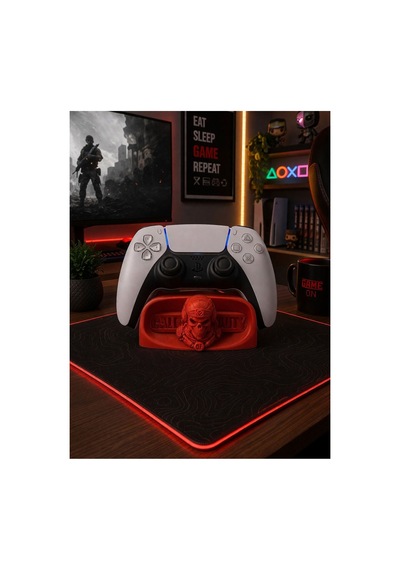 Playstation 5 Dualsense Uyumlu Stand Kırmızı
