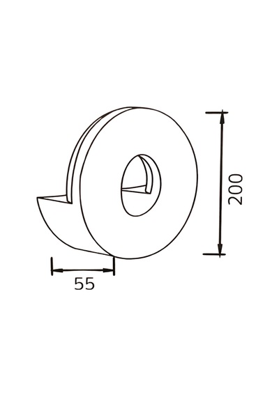 Horoz 076-099-0010 Donut-10 Dış Mekan Led Aplik 10w 3000k Gün Işığı