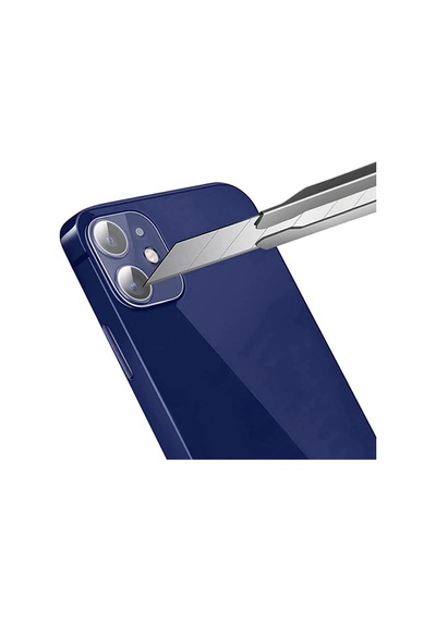 İphone 12 6.1 Hat-prince 9h 3d Full Tempered Cam Kamera Koruyucu- 5775 Mh-hs2086-0553
