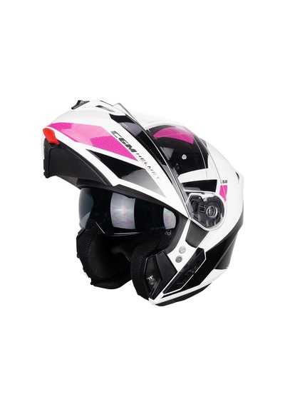Cgm 568s Ber Sport Çene Açılır Kask Siyah/fuşya-s