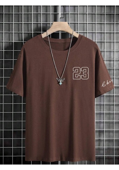 Altamira Erkek Chicago Baskılı Oversize T-shirt 001