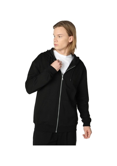 Defys Defy S Erkek Oversize Kapüşonlu Fermuarlı Cepli Sweatshirt Siyah - 527577758 Siyah