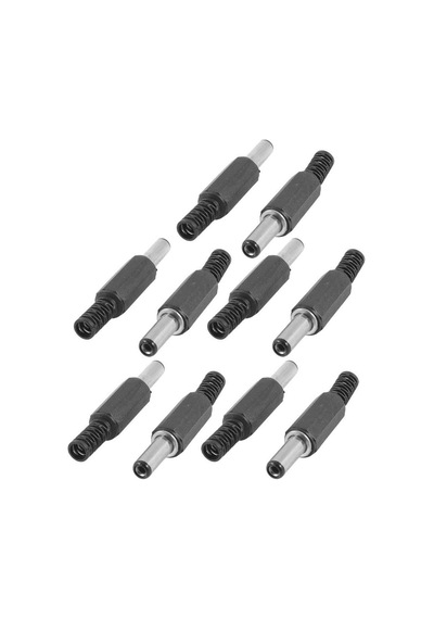5 Adet 2.1Mm Dc Power Jack Erkek Adaptör Soketi Fiş Konnektör