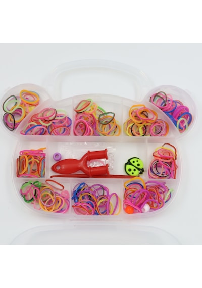 Lastik Bileklik Yapım Seti Kelebek Kutulu 16cm X 19cm