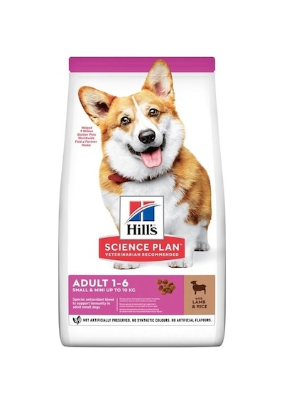 Hill's Small Mini Kuzu Etli Pirinçli Küçük Irk Yetişkin Köpek Maması 1.5 KG