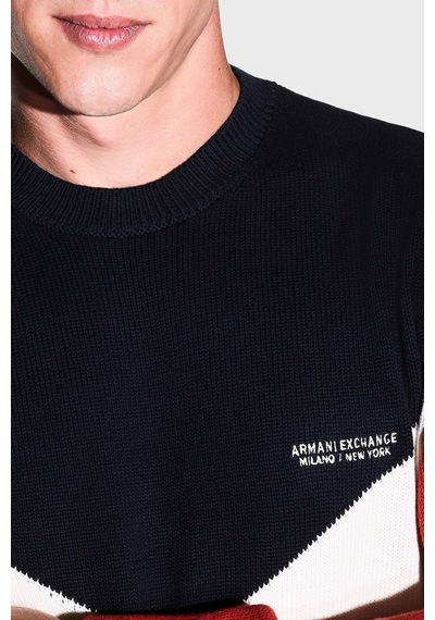 Armani Exchange Pamuklu Bisiklet Yaka Renk Bloklu Kazak Erkek Kazak Xm003561 Af18754 Mb788 Lacivert-beyaz Lacivert - Beyaz Armani Exchange Pamuklu Bisiklet Yaka Renk Bloklu Kazak Erkek Kazak Xm003561 Af18754 Mb788 Lacivert-beyaz Lacivert - Beyaz
