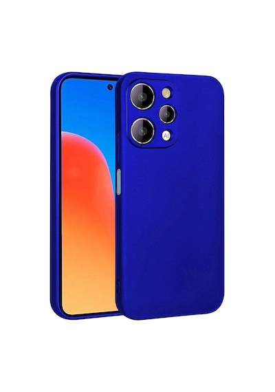 Zore Redmi 12 Kılıf Ogaa Premier Silikon Kapak - Saks Mavi