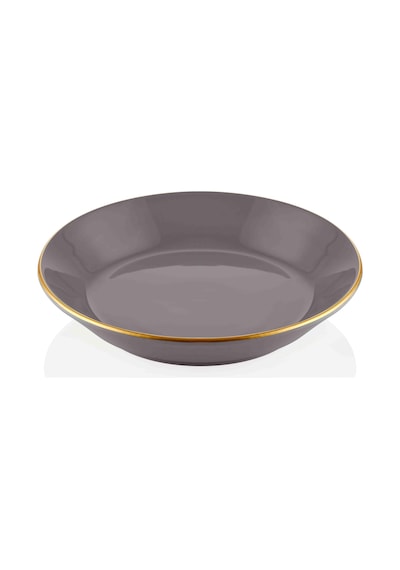 The Mia Basic Yemek Tabağı 6 Lı Set Gri - 20cm