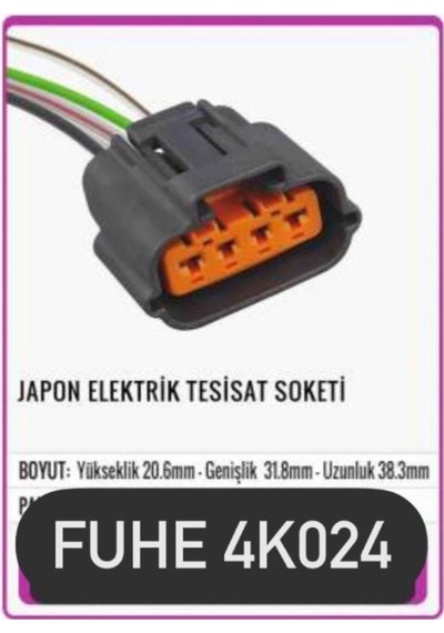 Fhe 4k024 Japon Elektrik Tesisat Soketi