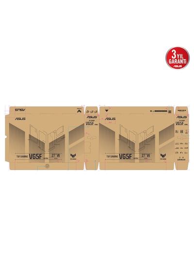 Asus Tuf Gaming Vg27aqm5f 27 İnç 320hz 0.3ms 2k Qhd Adaptive Sync Fast Ips Gaming Monitör