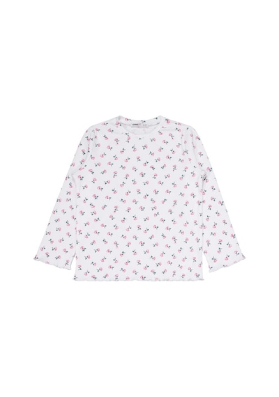Civil Girls Çiçek Desenli 10-13 Yaş Pijama Takımı - Ekru