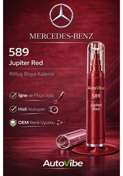 Mercedes-benz Rötuş Boya Kalemi 589 Jupiter Red