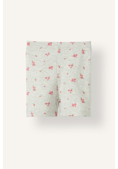 Defacto Çiçek Nakışlı Fitilli Kaşkorse Askılı Üst Şortlu 2li Pijama Takımı Kız Bebek I0403a526hsgr28 Gri-gr28