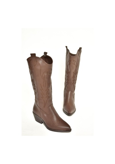 Fox Shoes T404401209 Kahverengi Kovboy Model Kadın Çizme Kahverengi-suni Deri Kahverengi Fox Shoes T404401209 Kahverengi Kovboy Model Kadın Çizme Kahverengi-suni Deri Kahverengi
