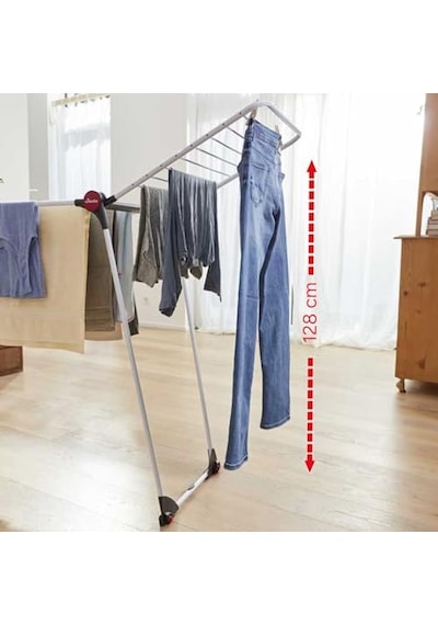 Vileda Infinity Flex 2 Metre'ye Kadar Uzatılabilir, 30 Metre Kurutma Alana Sahip Çamaşır Kurutmalığı 40 x 19