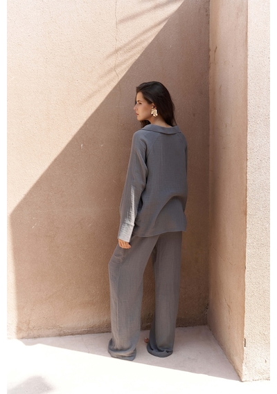 Mai Collection Mai Studios Co. Bali Boncuklu Antrasit Müslin Takım Antrasit Mai Collection Mai Studios Co. Bali Boncuklu Antrasit Müslin Takım Antrasit